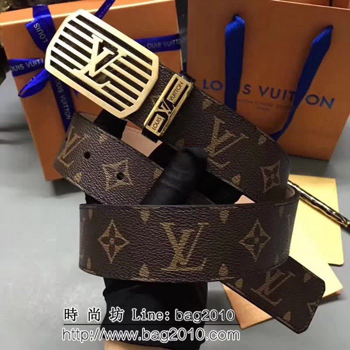 路易威登LV Louis Vuitton 海外專櫃新款高端男士皮帶 LHG1101